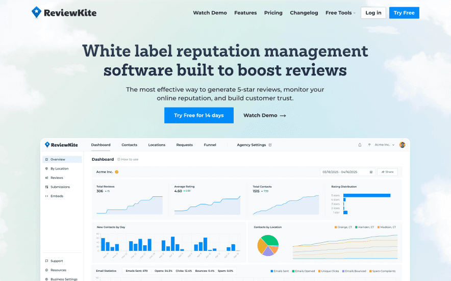 ReviewKite screenshot